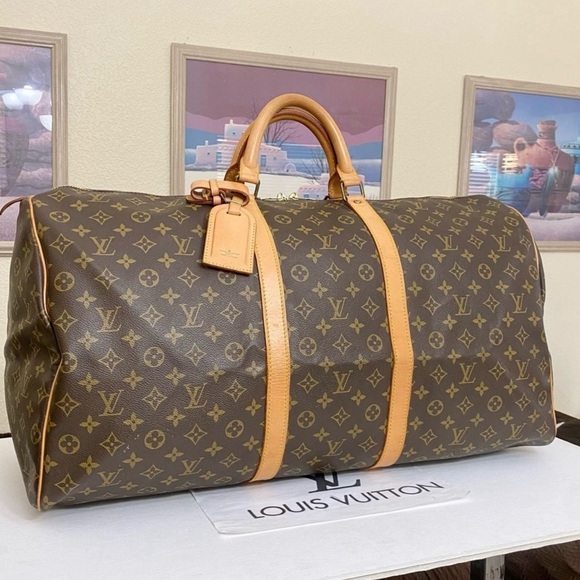LOUIS VUITTON Keepall 60 Travel Bag 🧳 852SA - Picture 2 of 13